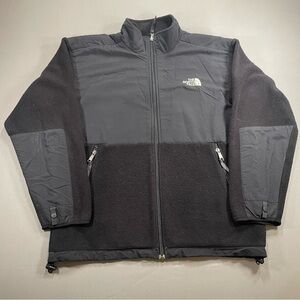 The North Face Kids Denali Full Zip Fleece Polartec Jacket, Black, Youth XL